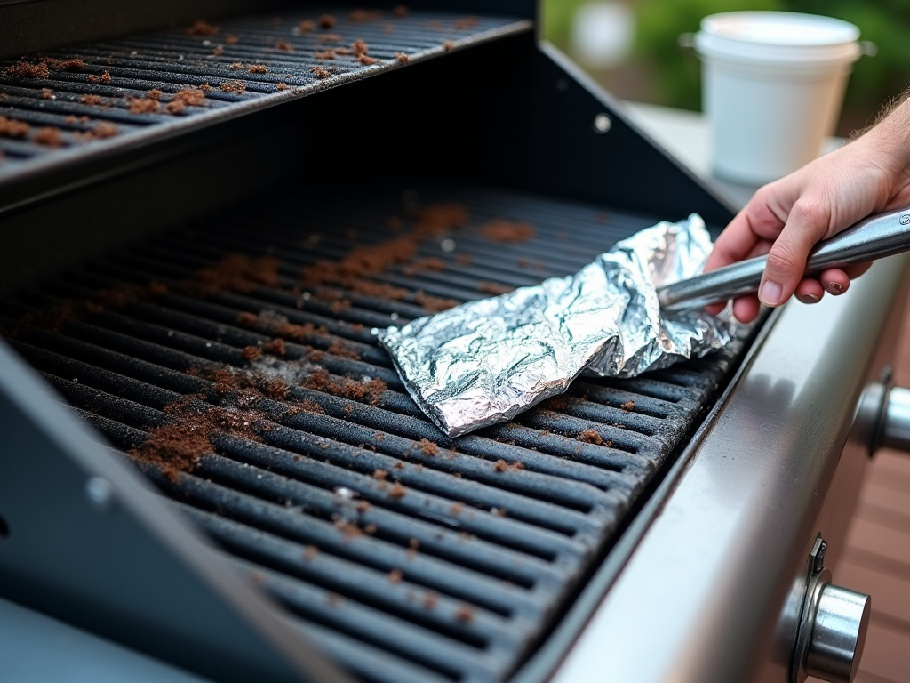 How to Clean a Grill With Household Items